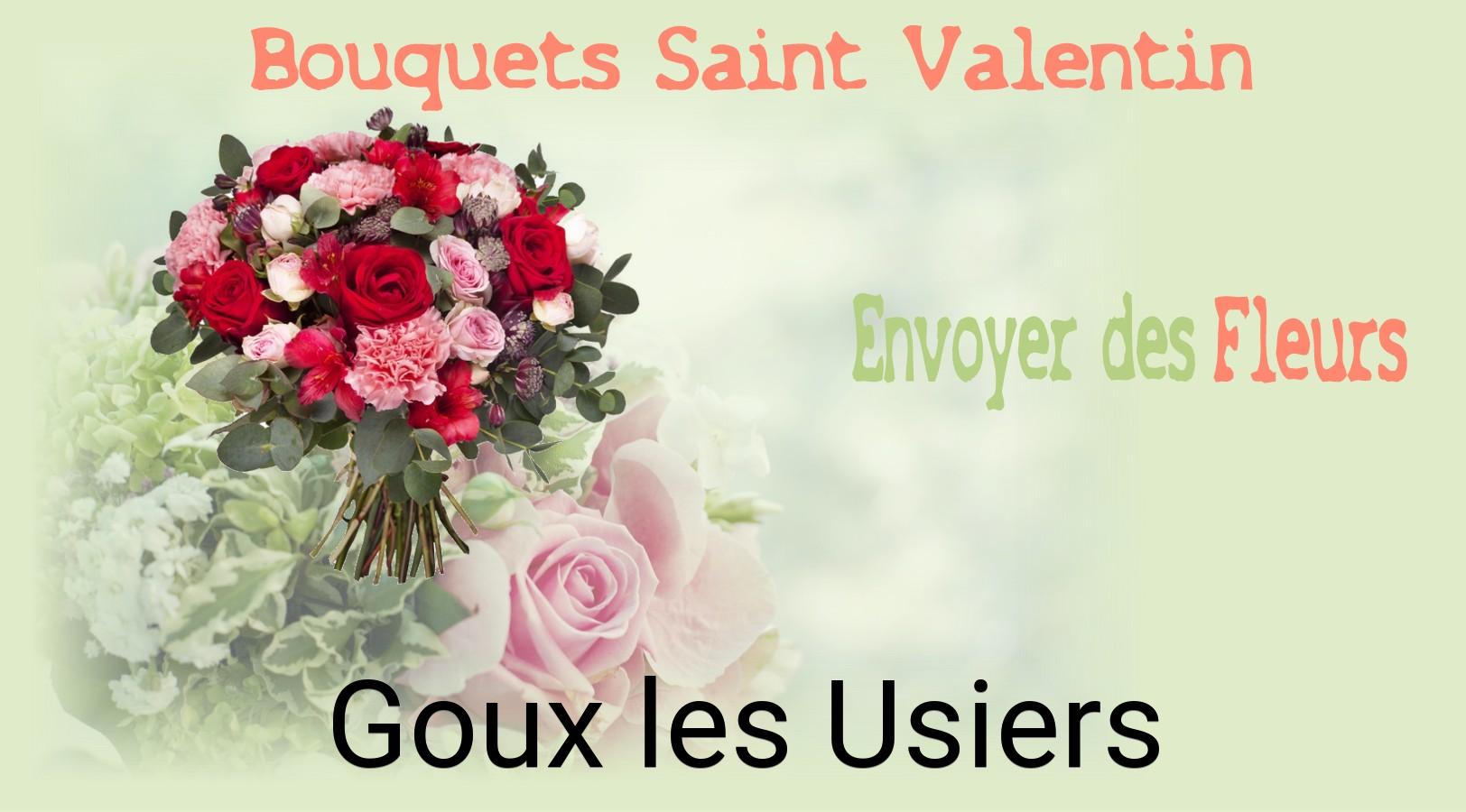 Roses de Saint-Valentin livrées à Goux-les-Usiers